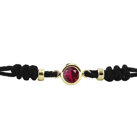 PULSERA HILO CHATON